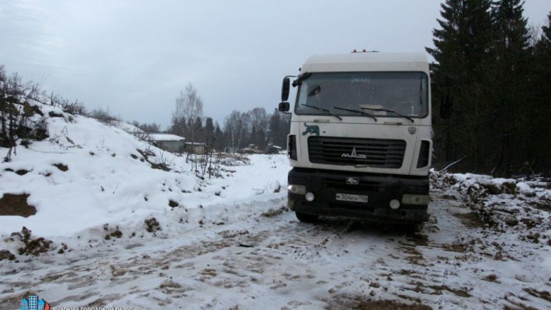 Более тысячи машин с грунтом завезли на закрытый полигон «Аннино» в Рузском городском округе