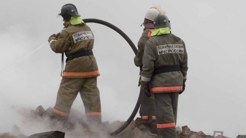 В деревне Михайловское сгорел частный дом