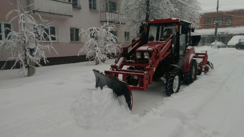 На уборку дорог Рузского городского округа направлена дополнительная техника