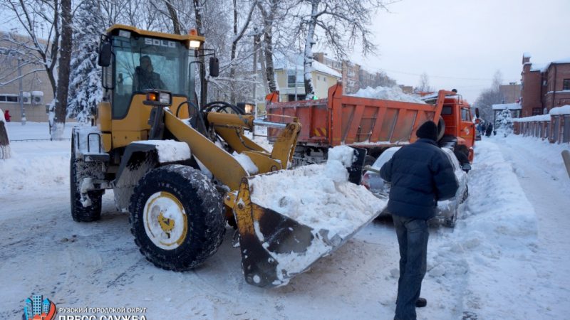 В адрес Главы Рузского городского округа приходят благодарности от жителей за своевременную уборку снега