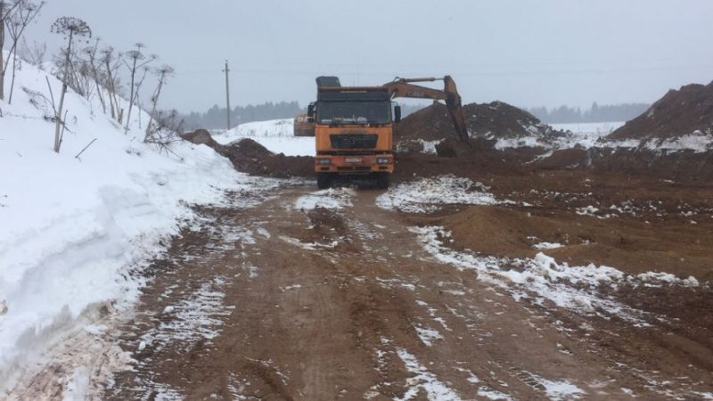 Незаконную добычу песка пресекли в Рузском городском округе