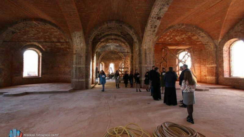 До конца года восстановят храм в селе Никольское Рузского округа