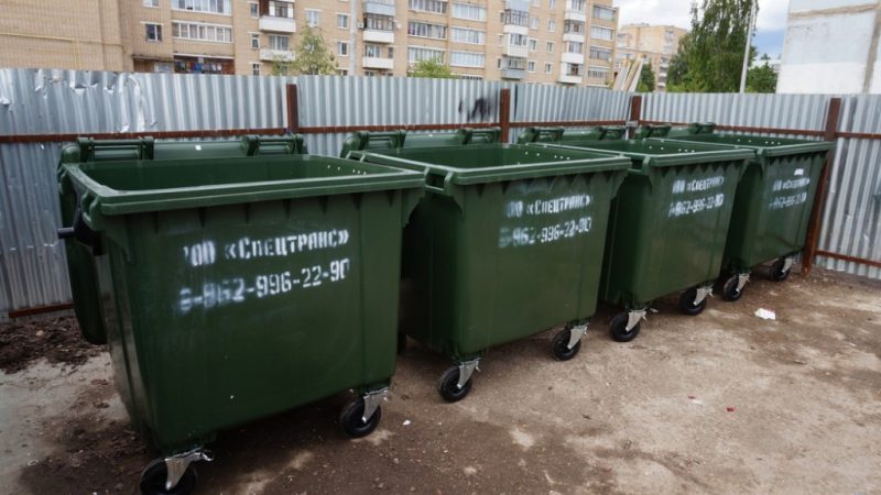В Рузском округе установили новые контейнеры на площадках ТКО