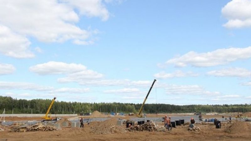 Число рабочих на стройплощадке «Экотехнопарка» в Рузском городском округе увеличат