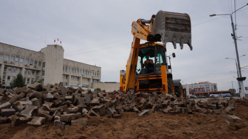 Комплексные работы по благоустройству стартовали в Рузе