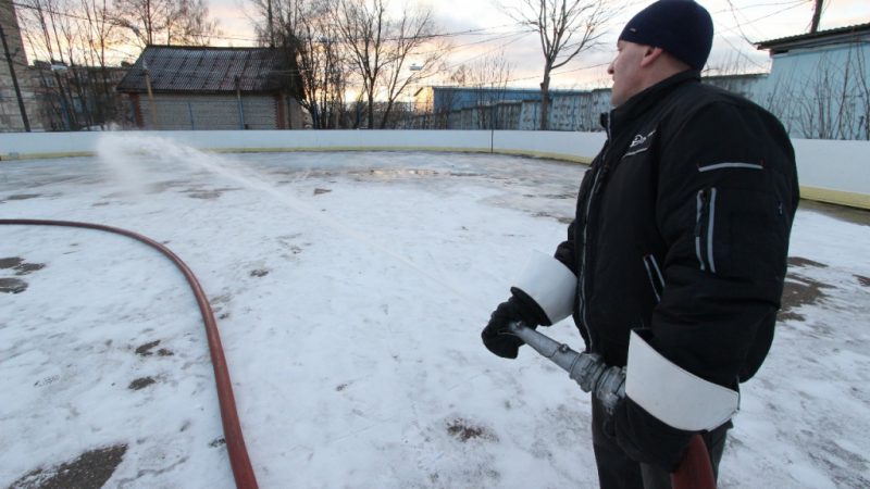 Хоккейные коробки зальют в Рузском городском округе