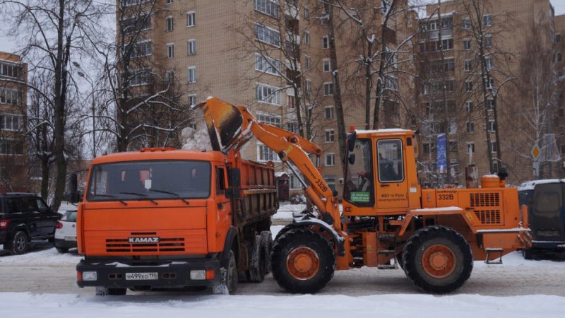 Последствия обильных снегопадов ликвидируют коммунальные службы Рузского городского округа