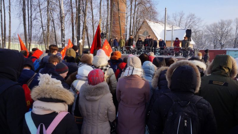 Поселок Тучково отметил годовщину освобождения от немецко-фашистских захватчиков