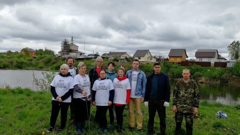 Акция «Лес Победы» прошла в поселке Колюбакино Рузского городского округа