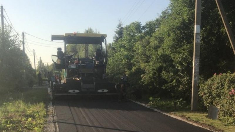 В Рузском городском округе продолжается ремонт дорог