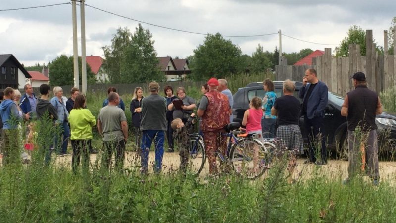 В деревне Старониколаево Рузского городского округа прошла встреча с жителями