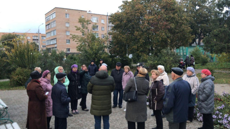 В Рузе обсудили вопросы благоустройства дворовой территории