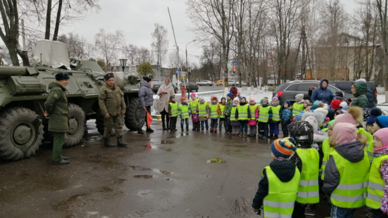 В Тучково отметили годовщину войсковой части