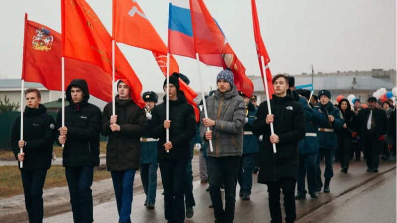 В Колюбакино отметили День освобождения поселка