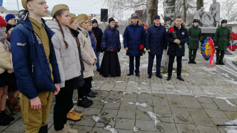 В Нестерово почтили память павших бойцов