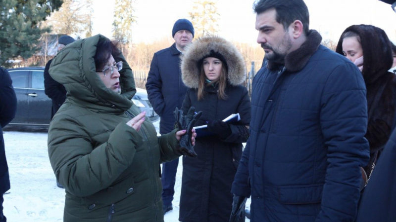 Глава Рузского округа осмотрел аварийный дом в Тучково