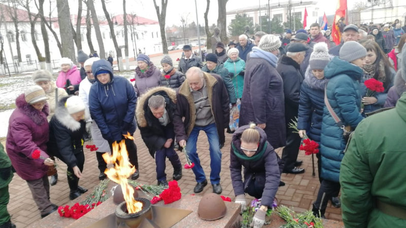 В Рузе отметили 78-годовщину освобождения города от немецко-фашистских захватчиков