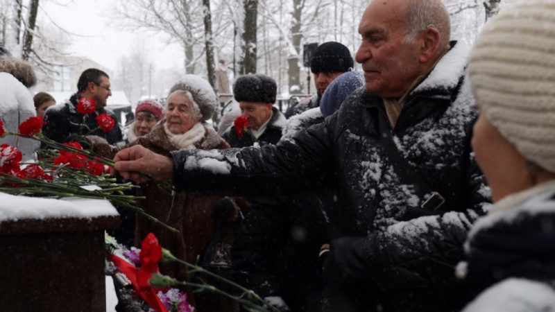 В Тучково отметили День освобождения поселка