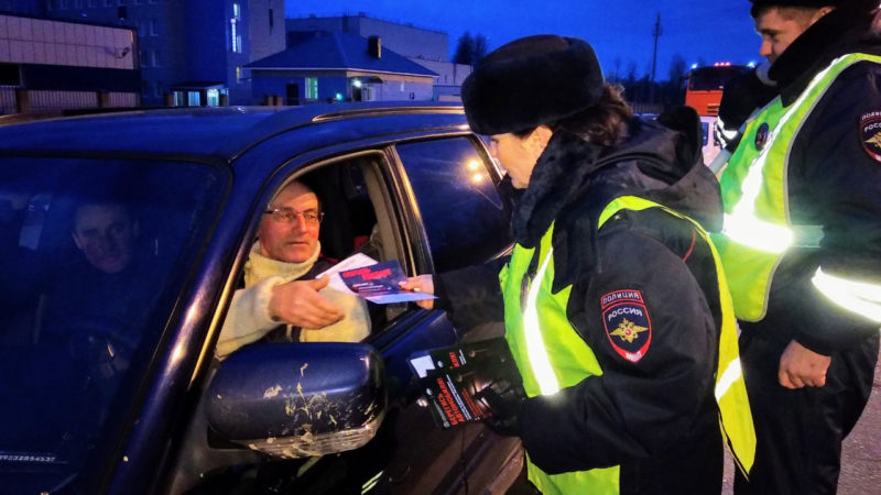 В Рузе в ходе рейда нетрезвых водителей не выявили