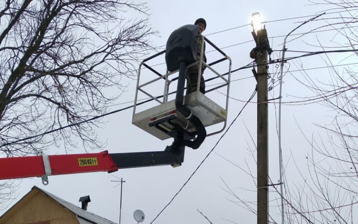 В Рузском округе приводили в порядок уличное освещение