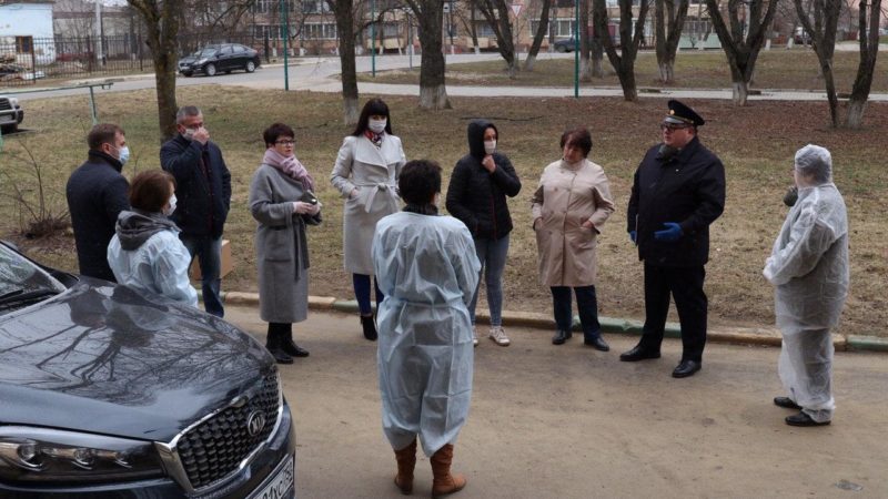 В Рузском округе проверили дезинфекцию мест общего пользования в МКД