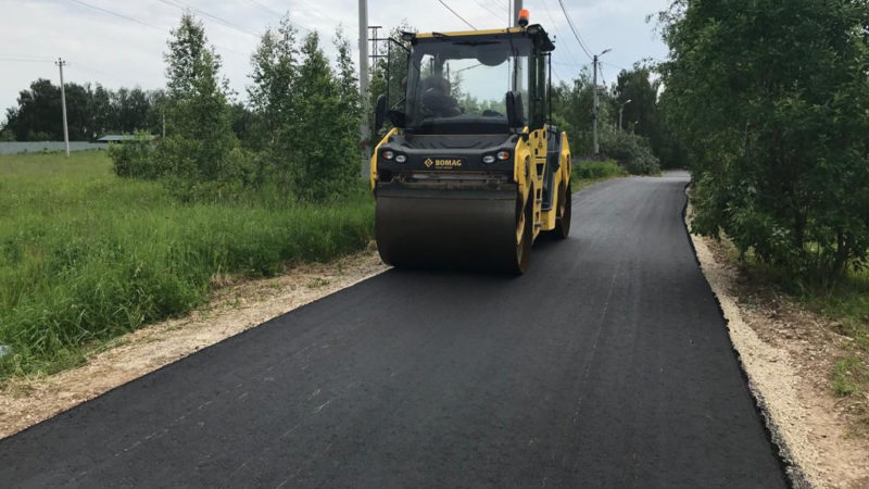 В Рузском округе приводят в порядок муниципальные дороги