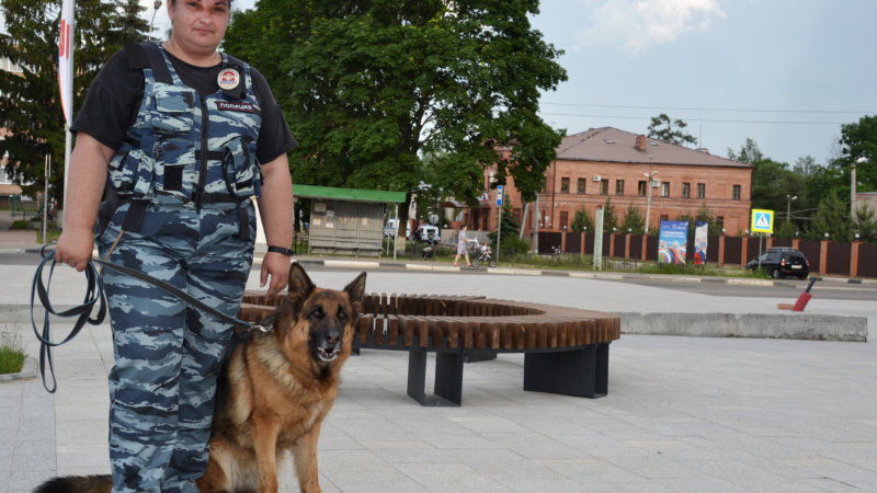 Рузские полицейские обеспечивают порядок в общественных местах