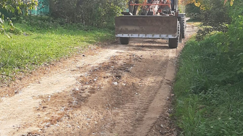 В Рузском округе отсыпают дороги