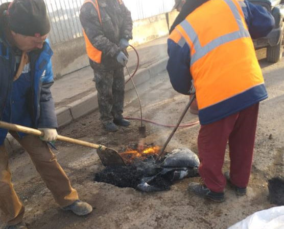 В Рузском округе ремонтируют дороги и тротуары