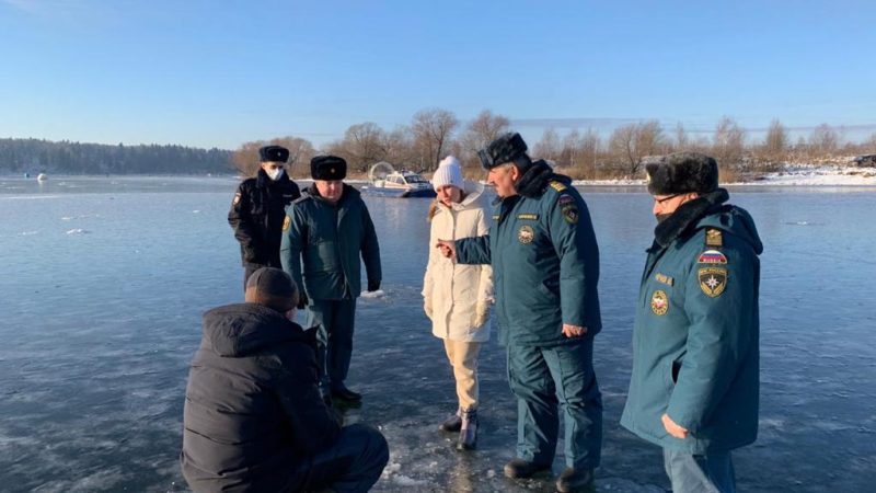 В Рузском округе проверили соблюдение правил безопасности на льду