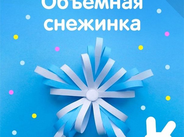 Колюбакинцы делали снежинку