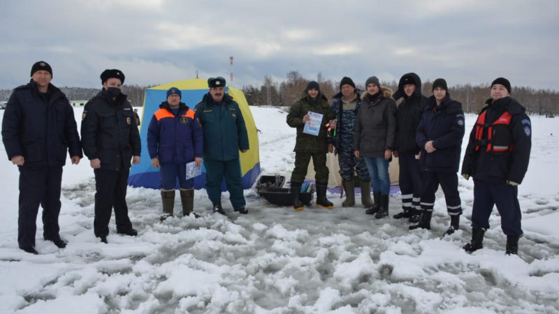 В Рузском округе проводится разъяснительная работа среди рыбаков