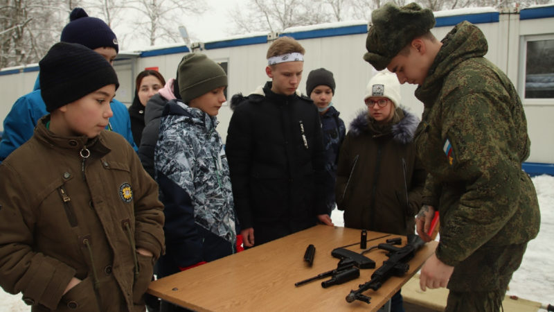 Рузские юнармейцы соревновались вместе с военнослужащими