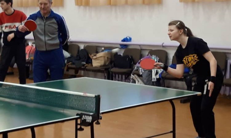 Дороховские школьники играли в теннис