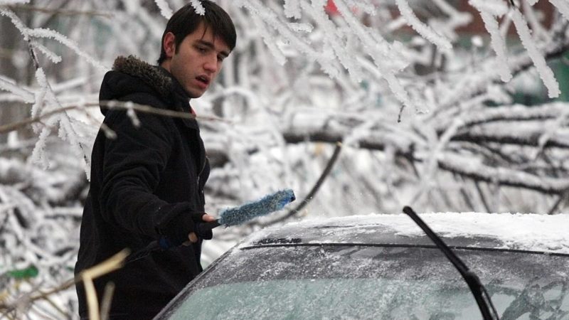 Ружан предупреждают о ледяном дожде