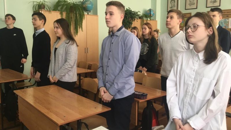 В рузской школе прошел час истории