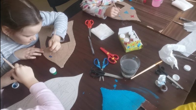 В Лыщиковской библиотеке прошел богатырский мастер-класс