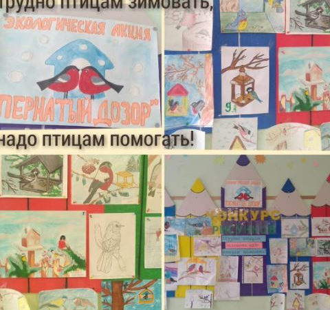 В тучковской школе – выставка рисунков