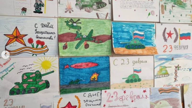 Лицеисты подготовили выставку рисунков