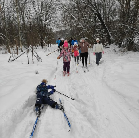 Юные ружане совершили лыжную прогулку