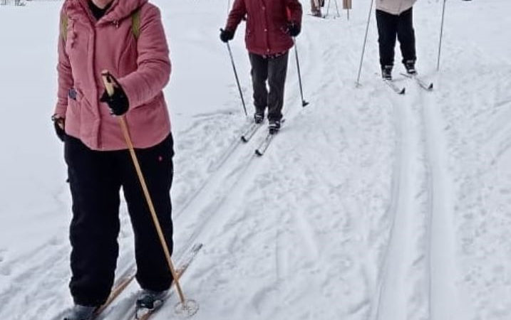 Рузские пенсионеры вышли на лыжню