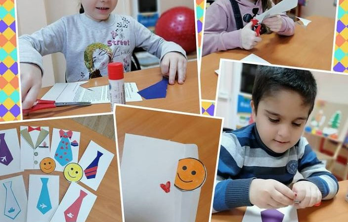 Юные ружане готовятся поздравить пап и дедушек