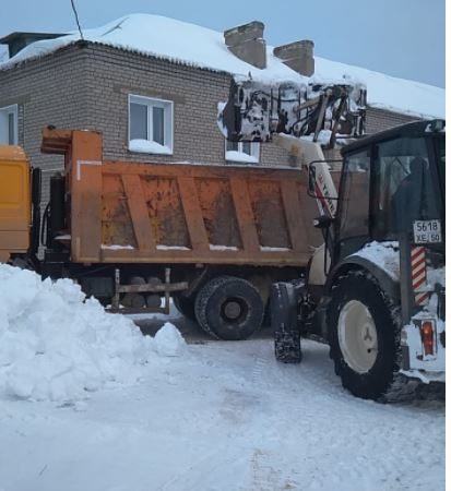 В Рузском округе чистят дороги и территории