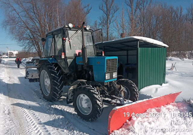 В Рузском округе вывезли 825 кубов снега