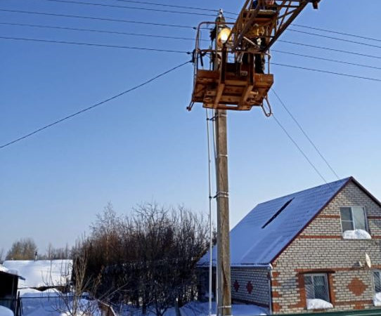 В Рузском округе приводят в порядок светильники