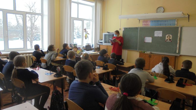 Старорузские школьники читают любимые рассказы