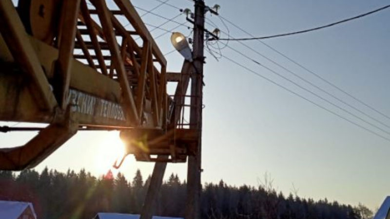 В Рузском округе ремонтируют фонари