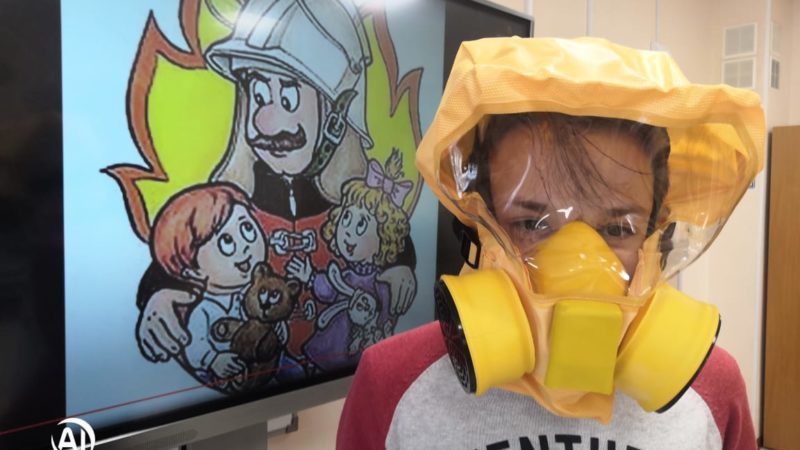 В «Астарте» прошло занятие по пожарной безопасности