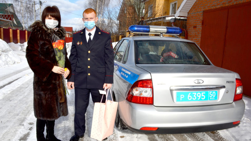 Накануне праздника рузские полицейские  навестили семьи погибших сотрудников