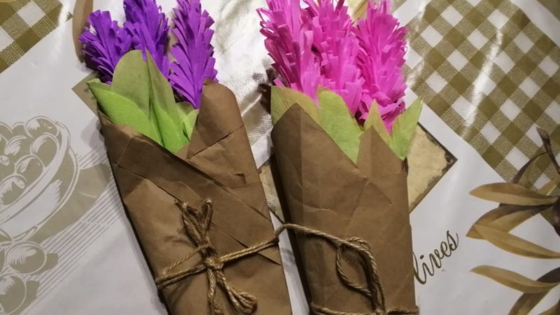 В Тучково изготовили лавандовый букет